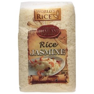 Рис Жасмин у пакетиках 5х80 ТМ Worlds Rice 5 х 80 г