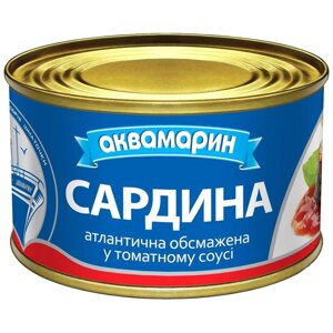 Sardina Aquamarine заземлен в томатном соусе 230 гр