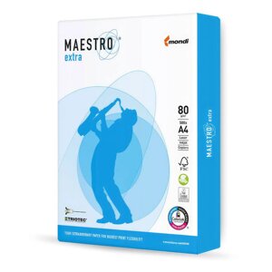 Папір офісна Maestro Extra A4 80 г / м ² А + клас 500 аркушів Білий