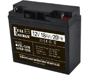 Акумулятор 12 В 18 А·год для ДБЖ Full Energy FEP-1218