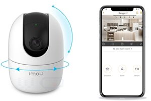 Imou IPC-A42P-B. 4MP H. 265 Wi-Fi поворотна відеокамера