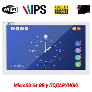 IP-відеодомофон 10 дюймів з wi-fi SEVEN DP-7517FHDW - IPS white