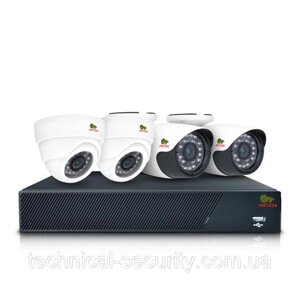 Комплект AHD видеонаблюдения на 4 камеры (2+2) Partizan Mixed Kit 2MP 4xAHD