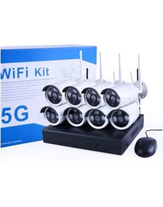 Набір відеоспостереження KIT 5G Wi-Fi (8 камер)