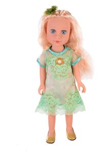 Лялька дитяча 42 см красива з довгим волоссям для зачісок у красивій сукні PL-521-1810A/B/C/D гребінець