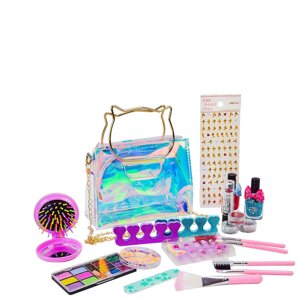 Набір дитячої косметики стильна сумочка іграшкова палетка тіней, лаки, пензлі, аксесуари 768-9