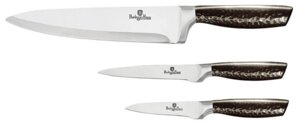 Набір ножів 3 предмета Berlinger Haus Metallic Line Carbon Edition BH-2465