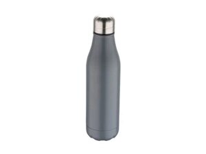 Термос-пляшка 500 мл із неіржавкої сталі. Колір сірий. BG-37560-MGY bergner