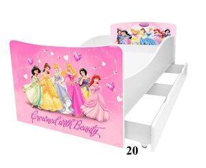Дитяче ліжко для дівчинки Принцеси Дісней (walt Disney Princess) Діснея