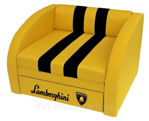 Дитячий диван крісло ліжко машинка БМВ жовтий безкоштовна доставка