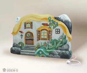 Керамічний дизайн-обігрівач "Хатинка" Обігрівач Будиночок для дитячої кімнати