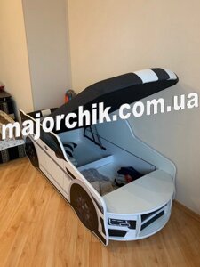 Ліжко машина рендж ровер джип машинка BMW, Range Rover з матрацом + ящик дитяча машинка підліткова