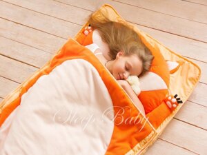 Слипик - комплект для сну 4в1 Руде Лисеня плед конверт з подушечкою