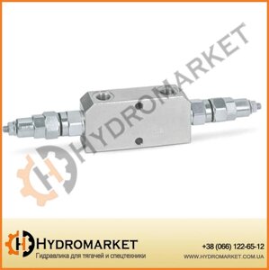 Подвійний перепускний клапан для закритого центру Hydro-pack VBCD 1/2 DE CC
