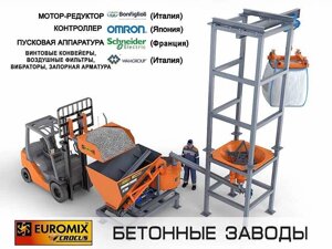 Мобільний бетонний міні-завод EUROMIX CROCUS 5/200