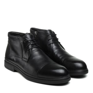 Ботинки мужские классические черные кожаные Pavi 40 41