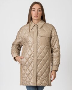 Куртка демісезонна бежева стеганна Towmy XL M