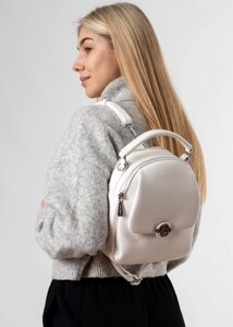 Рюкзак жіночий білий Polina-сумка
