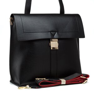 Сумка жіноча чорна стильна сумка Farfalla