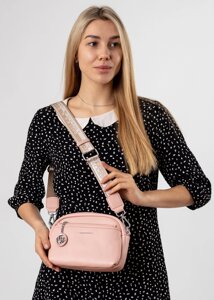 Сумка жіноча маленька пудрова Polina сумка