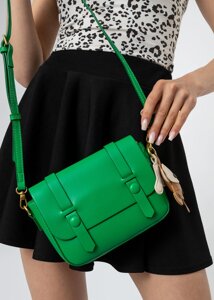 Сумка жіноча зелена маленька Oliaver-сумка