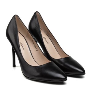 Класичні туфлі жіночі шкіряні чорні Lady marcia 35 38, Закритий