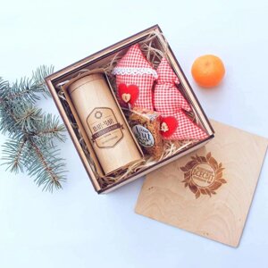 Набір подарунковий №4 подарунковий набір з іван-чаєм, іграшкою і солодощами