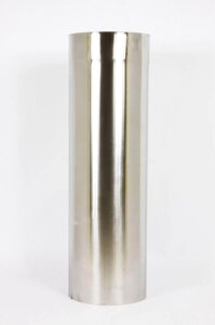 Труба для димоходу 0,3 м, діаметр 80мм, 0,5 мм з нержавіючої сталі AISI 304