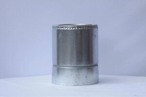 Труба для димоходу утеплена діаметр 250/320мм нерж/оцинк 0,25м 0,8мм (сендвіч) AISI 304