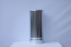 Труба для димоходу утеплена діаметр 250/320мм нерж/оцинк 0,5м 0,8мм (сендвіч) AISI 304