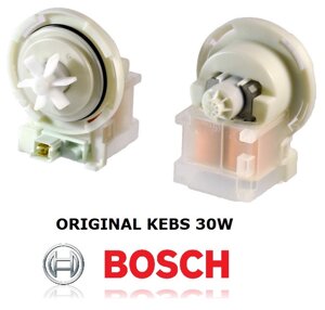 Насос (помпа) для пральної машини Bosch 30 W KEBS оригінал Siemens KEBS111/093 на 4 засувки 786729