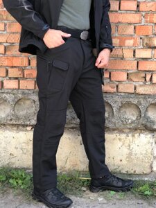 Тактичні штани чорні Soft Shell Black Pro 2