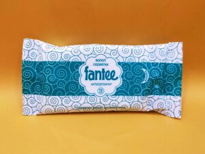 Вологі серветки Fantee антисептичні 15 шт. уп. 921286