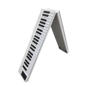 Цифрове піаніно на 88 клавіш, електронне фортепіано PinPin з акумулятором і Bluetooth — Білий