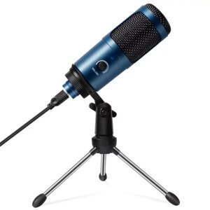 Мікрофон Ytom TikTok DM-18 USB конденсаторний — Синій