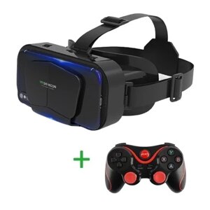Окуляри віртуальної реальності VR Shinecon G10 для смартфонів із великим екраном —геймпад T3