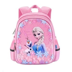 Шкільний рюкзак, портфель 1-2 класу для дівчаток ортопедичний Холодне серце, Frozen з Ельзою, VIP якість