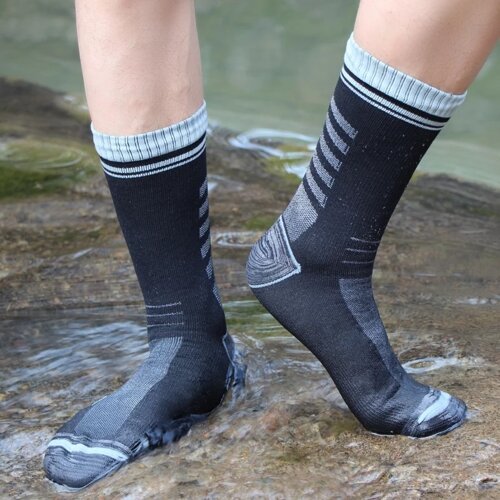 Водонепроникні шкарпетки Folem WP1 мембранні тактичні/трекінгові — Сірий, Розмір XL 47-50