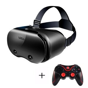 VRG Pro X7 Окуляри, шолом віртуальної реальності для телефонів з екраном від 5"7"джойстик T3