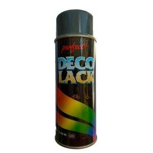 Алкідна аерозольна фарба Perfect (DecoLack), Темно-сірий (RAL7011) 400ml