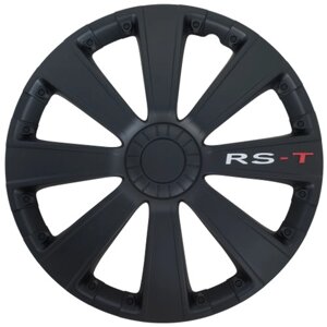 Автомобільні ковпаки 4 Racing RST Black R13 4 шт.