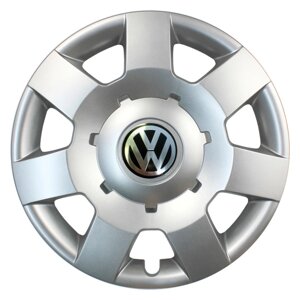Автомобільні ковпаки SKS 219 R14 4 шт Сріблясті (з логотипом Volkswagen)