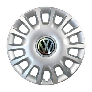 Автомобільні ковпаки SKS 307 R15 4 шт Сріблясті (з логотипом Volkswagen)