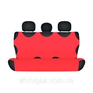 Чохли майки Kegel-Blazusiak Cotton на автомобільні задні сидіння (червоні)