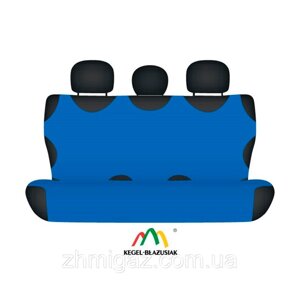 Чохли майки Kegel-Blazusiak Cotton на автомобільні задні сидіння (сині)