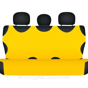 Чохли майки Kegel-Blazusiak Cotton на автомобільні задні сидіння (жовті)