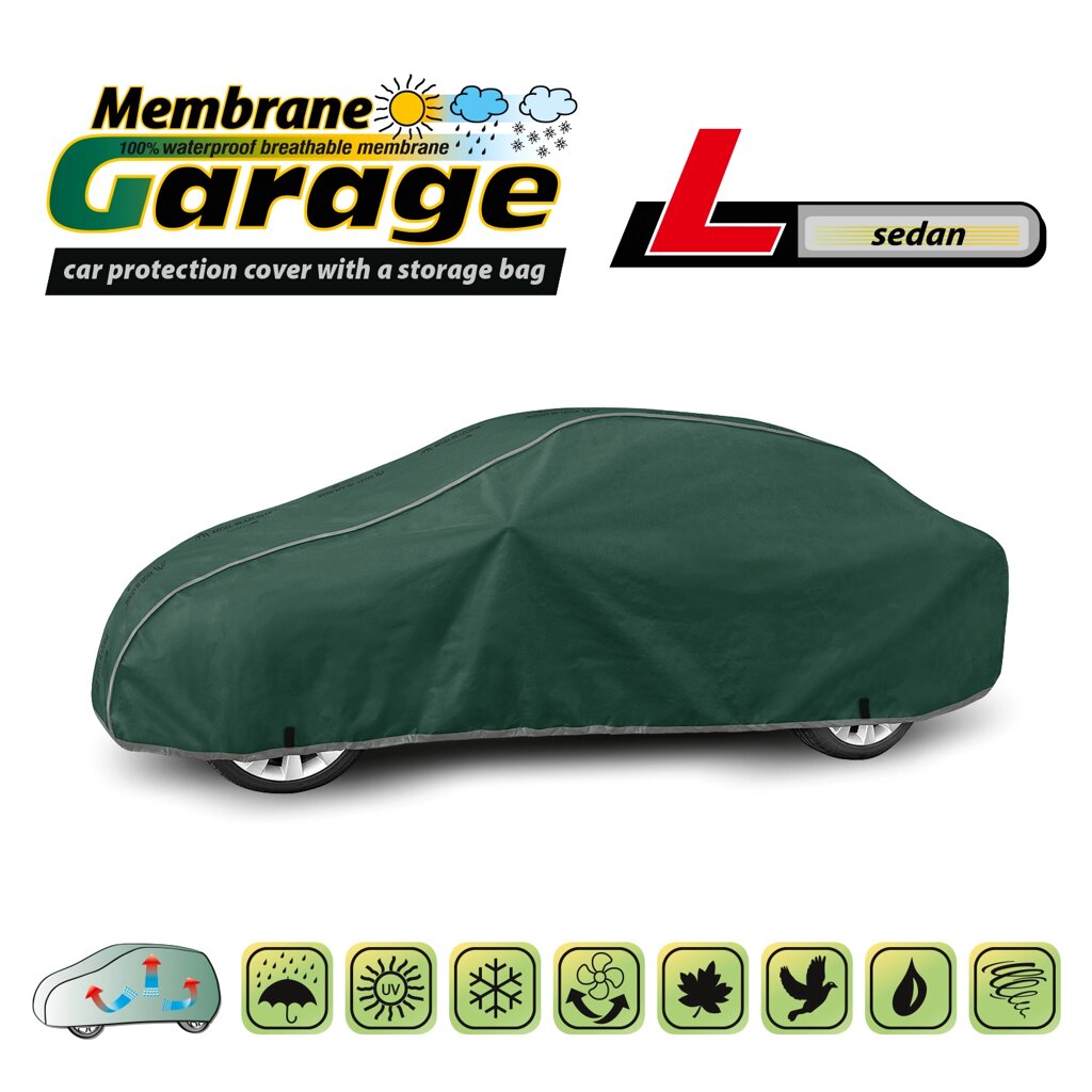 Чохол-тент Kegel Membrane Garage Sedan L (425-470х136х148) від компанії Тюнінг і аксесуари для авто - фото 1