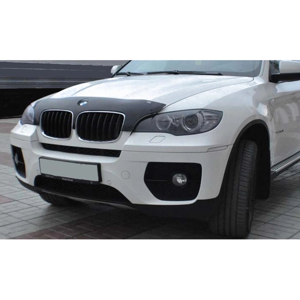 Дефлектор капота SIM BMW X5 (E70) 06-13 вузький (темний) (SBMWX50712S) від компанії Тюнінг і аксесуари для авто - фото 1