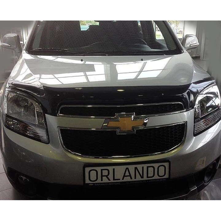 Дефлектор капота SIM Chevrolet Orlando 10- (SCHORL1112) від компанії Тюнінг і аксесуари для авто - фото 1