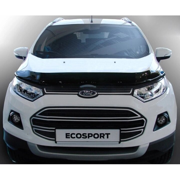 Дефлектор капота SIM Ford EcoSport II 13- темний (SFOECO1312) від компанії Тюнінг і аксесуари для авто - фото 1